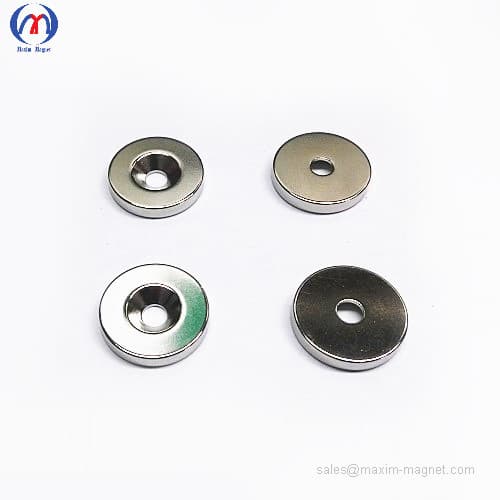 Neodymium disc Magnets with countersunk holes